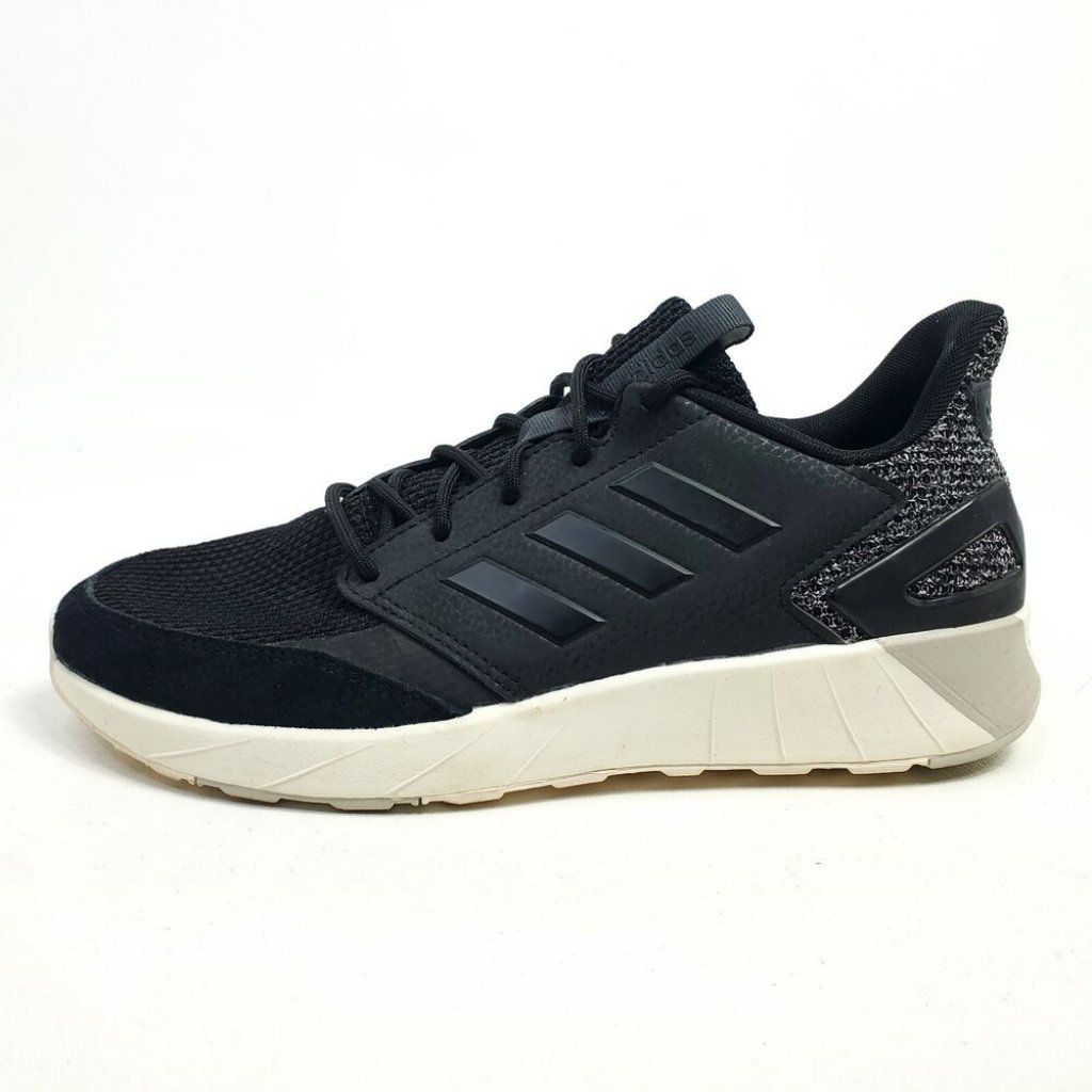 Nwt Adidas Questarstrike X Running Shoes Sneakers Black/White Sz 9.5